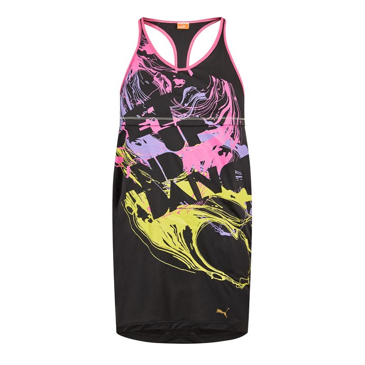 Puma Women's Black Urban Tank Vest in Size 12, Sports Direct