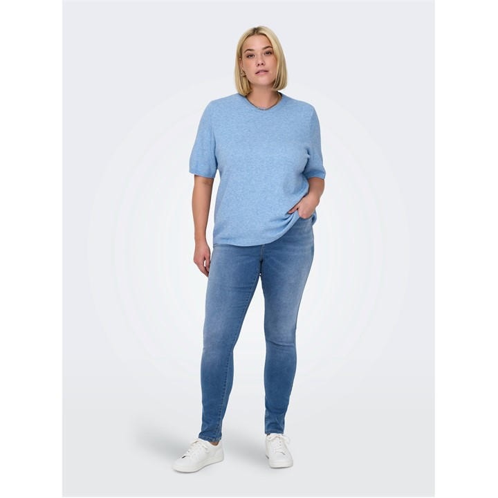 Only Women's Blue Skinny Jeans in Size 16, Sports Direct