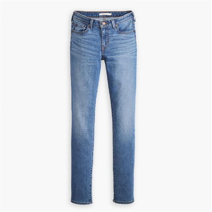 Levis Women's Blue Ribcage Bells Vintage Moment Skinny Jeans in Size 25 L32, Sports Direct