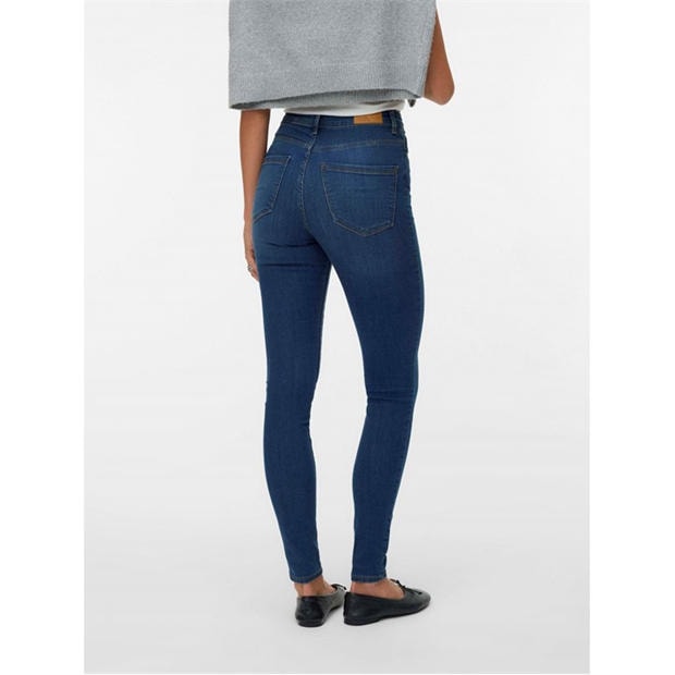 Mid Blue Denim - Vero Moda - Women's Sophia HW Skinny Jeans