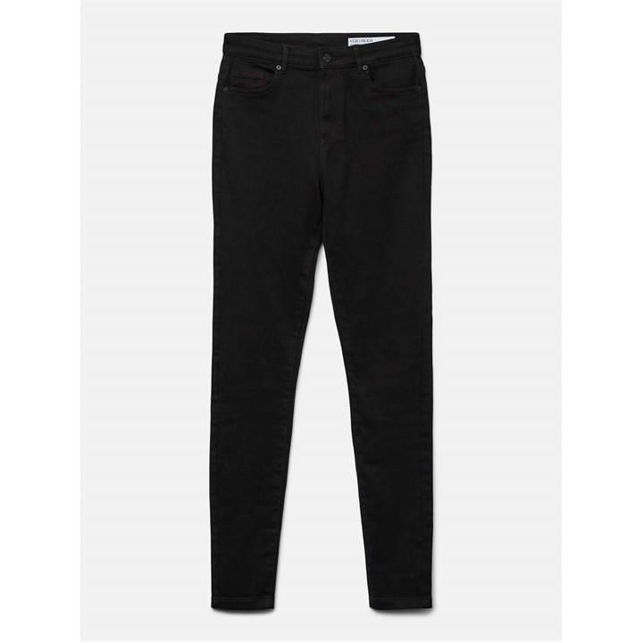 Vero Moda Women's Black Vi110 Soft Skinny Jeans in Size 28 R, Sports Direct
