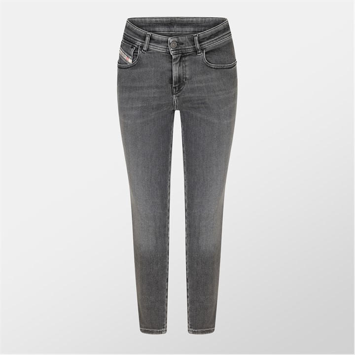 Diesel Women's Black Slandy Straight Jeans in Size 30 R, Sports Direct