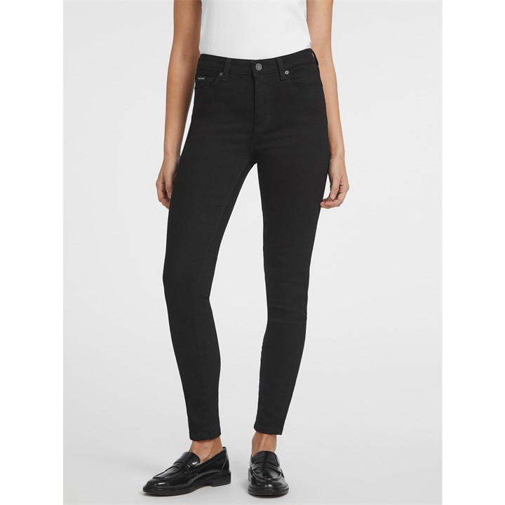 Guess Women's Black High Rise Skinny Jeans in Size 27 S, Sports Direct