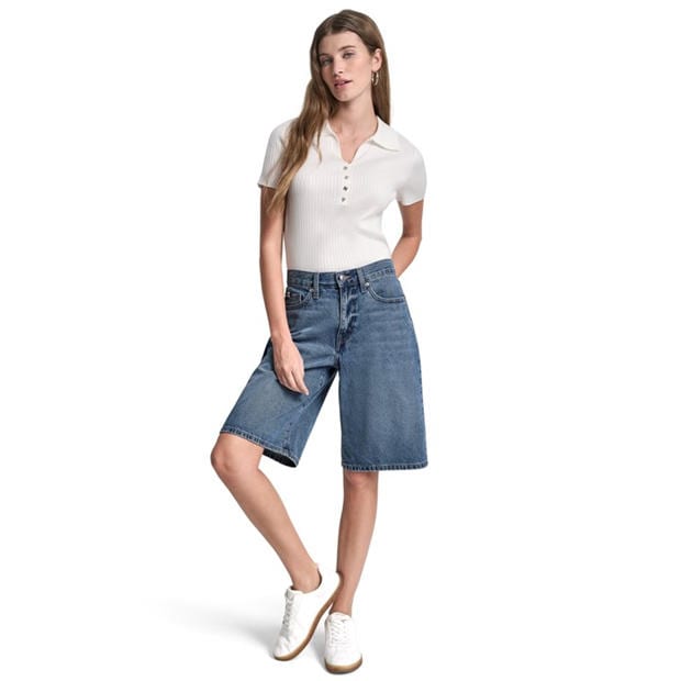Crown Street - DKNY - DKNY Jeans Mid Rise Relaxed Bermuda Denim Short