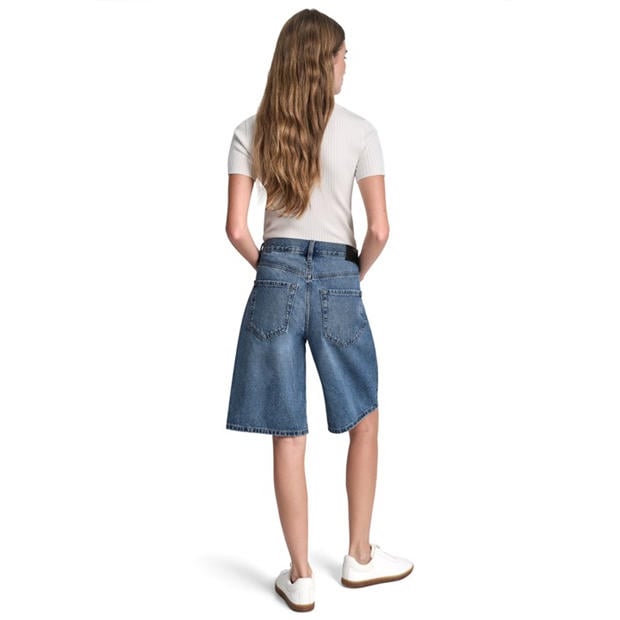 Crown Street - DKNY - DKNY Jeans Mid Rise Relaxed Bermuda Denim Short