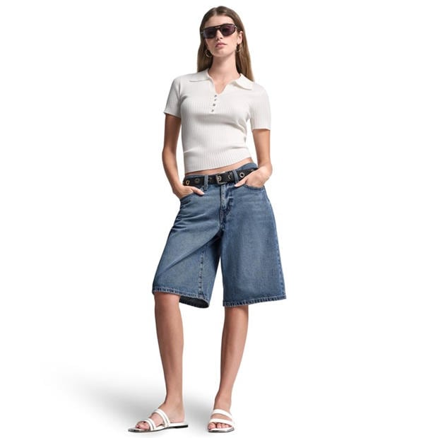 Crown Street - DKNY - DKNY Jeans Mid Rise Relaxed Bermuda Denim Short