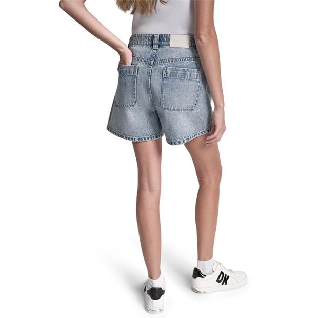 King - DKNY - DKNY Jeans High Rise A-Line Patch Pocket Short