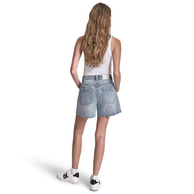 King - DKNY - DKNY Jeans High Rise A-Line Patch Pocket Short