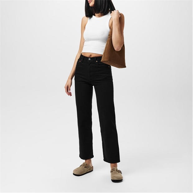 Czarny Sprout - Levis - Ribcage Jeans