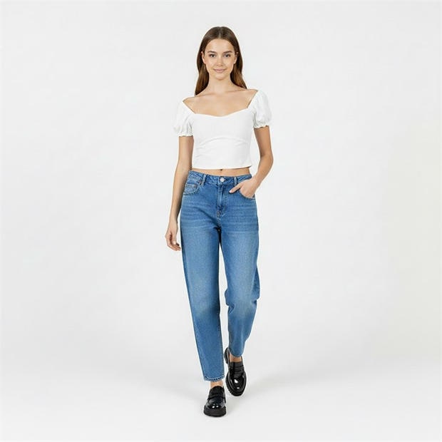 Mid Wash - Jack Wills - Stella High Rise Slim Jeans