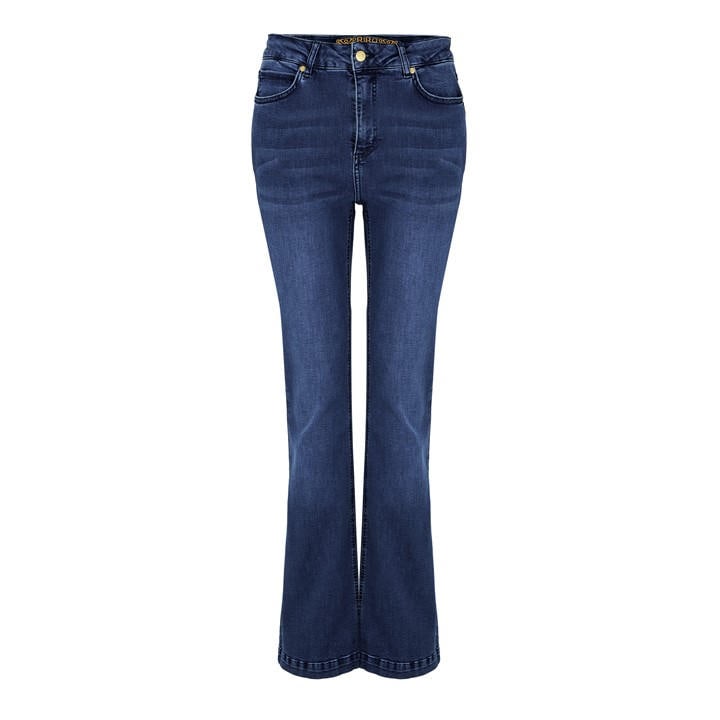 Biba Women's Blue Dolly Flare Jeans in Size 12 L, Sports Direct