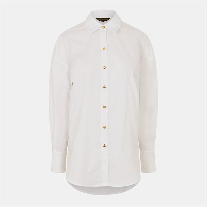 Biba Women's White Branded Shirt in Size 18, Sports Direct
