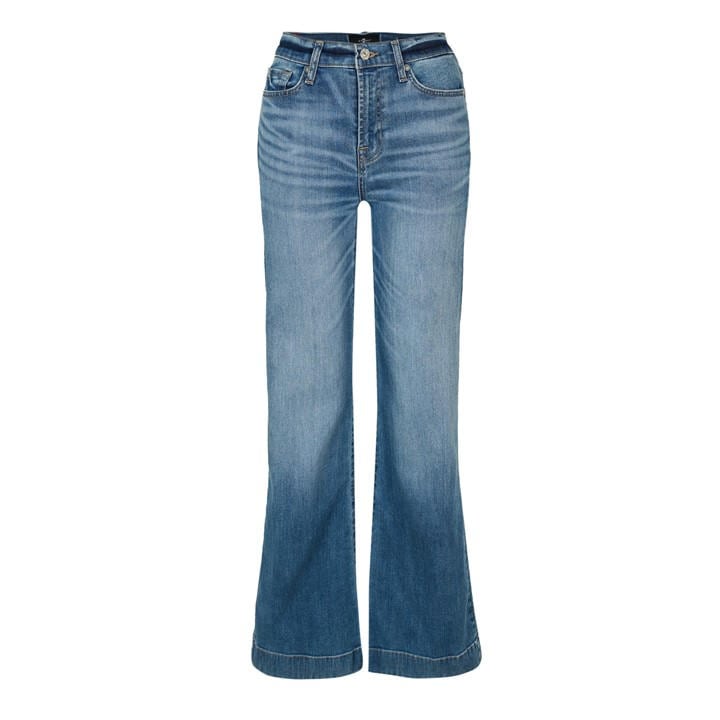 7 For All Mankind Women's Blue Slim Fit Jeans in Size XL, Sports Direct