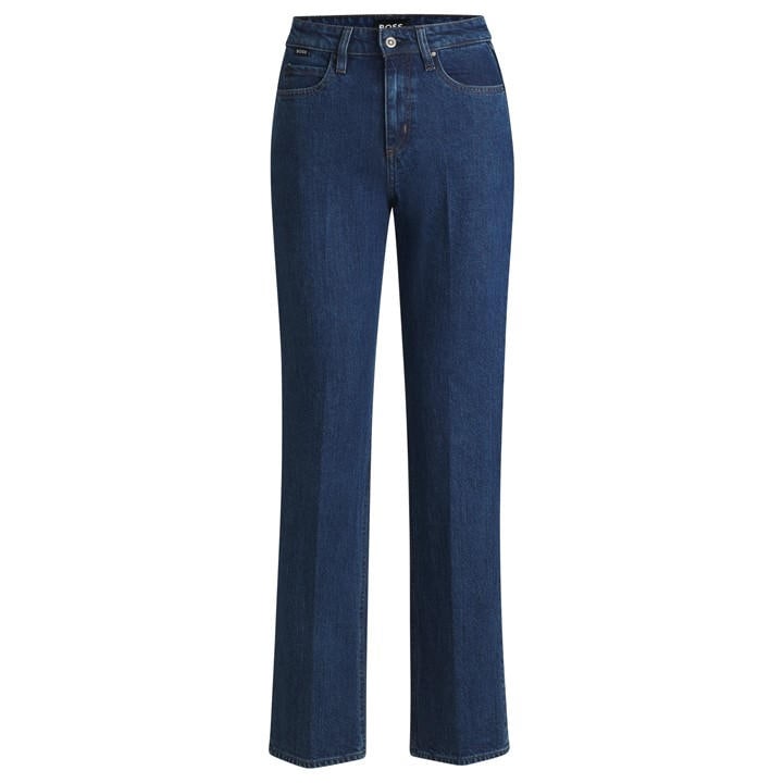 Boss Women's Blue Parkway Straight Jeans in Size 28 R, Sports Direct