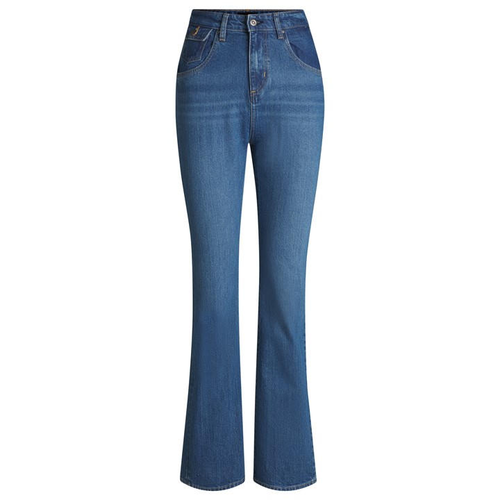 Boss Women's Blue Lyris 1.0 Slim Fit Jeans in Size 28 R, Sports Direct