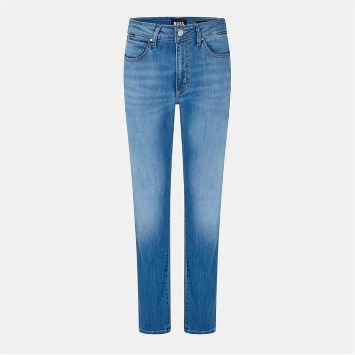 Boss Women's Blue State Slim Fit Jeans in Size 27 L32, Sports Direct