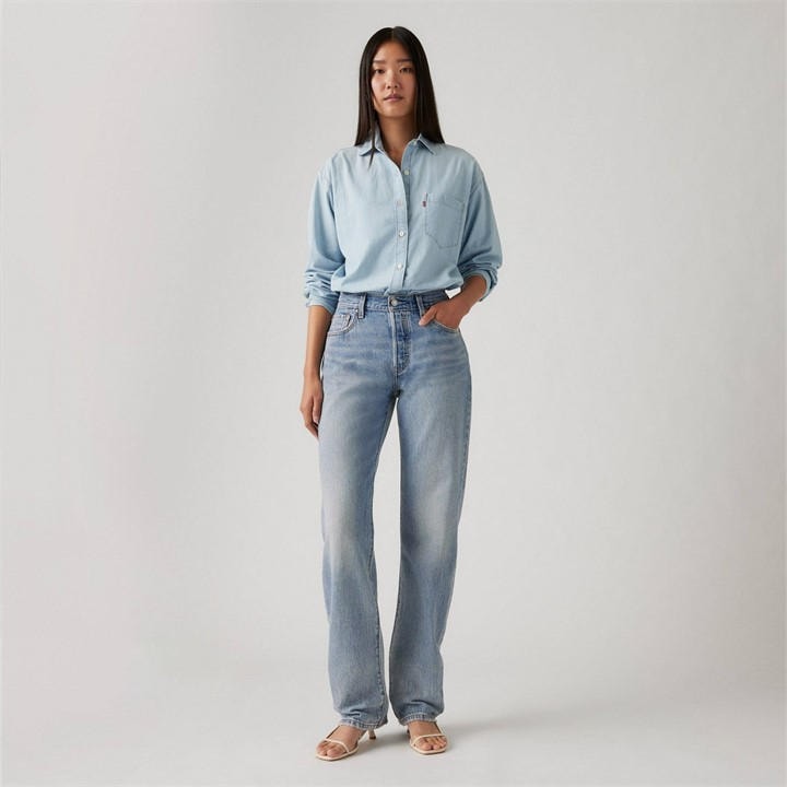 Levis Women's Blue 90'S 501 Jeans in Size 30 S, Sports Direct