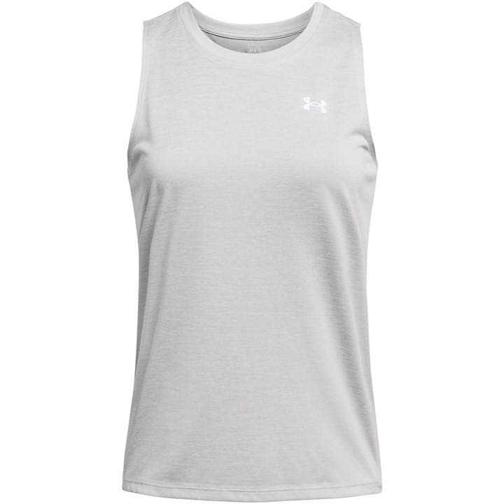 Under Armour Women's Grey Tech Twist Tank Vest in Size 12, Sports Direct