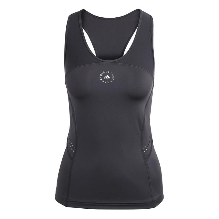 Adidas Women's Black Tank Vest in Size 2XS, Sports Direct