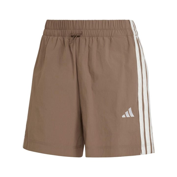 Adidas Women' Brown Woven Tracksuit Shorts in Size S, Sports Direct
