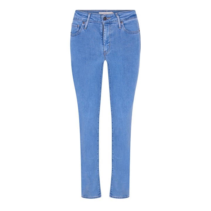 Levis Women's Blue Sntch Slim Fit Jeans in Size 27 L28, Sports Direct