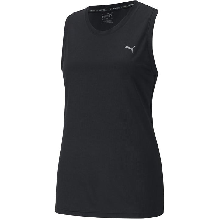 Puma Women's Black Performance Tank W Vest in Size 12, Sports Direct