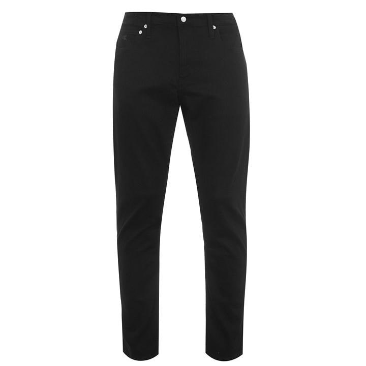 Calvin Klein Jeans Men's Black 026 Slim Jeans in Size 38 S, Sports Direct