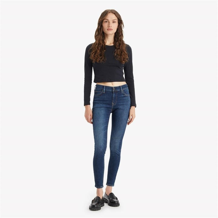 Levis Women's Blue Skinny Jeans in Size 26 S, Sports Direct