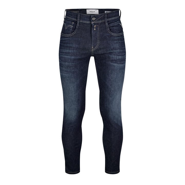 Replay Men's Blue Hyperflex Anbass Slim Jeans in Size 30 R, Sports Direct
