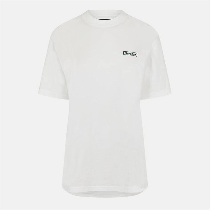 Barbour Women's White Walton T-Shirt in Size 16, Sports Direct