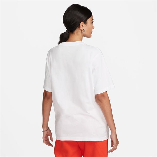 White/Black - Nike - Oversized Logo T-Shirt Womens