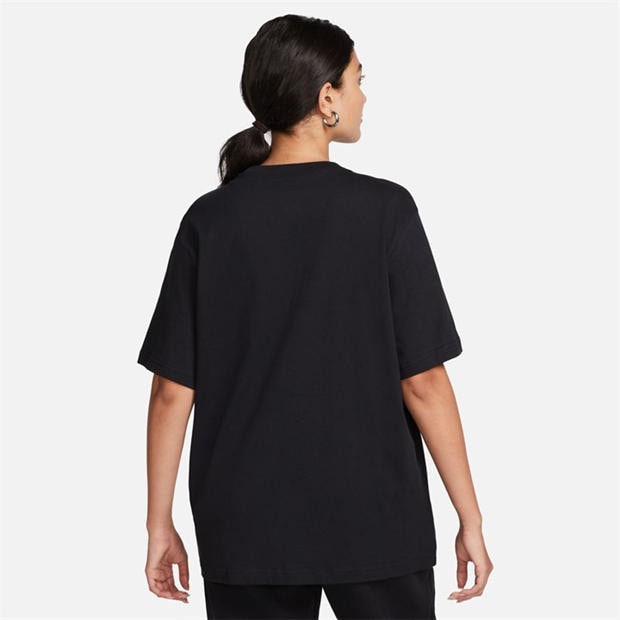 Black/White - Nike - Oversized Logo T-Shirt Womens