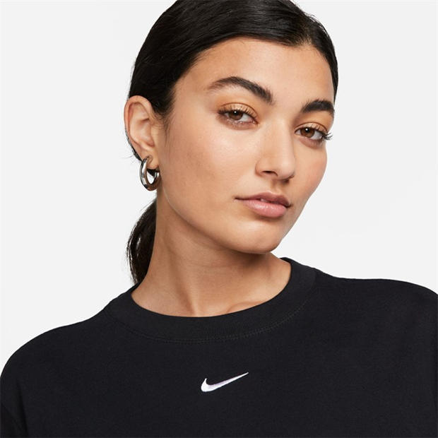 Black/White - Nike - Oversized Logo T-Shirt Womens