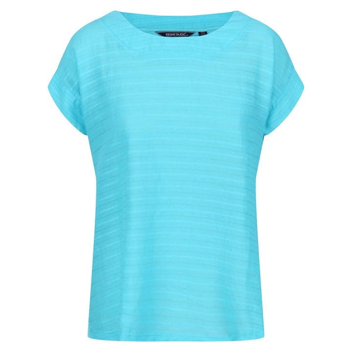Regatta Women's Blue Adine T-Shirt in Size 8, Sports Direct