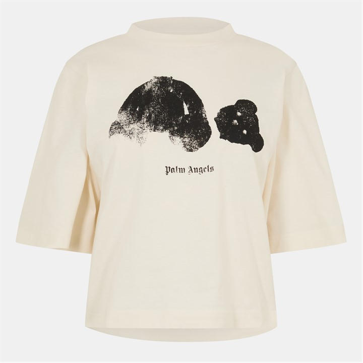 Palm Angels Women's White Kil Bear Oversized T-Shirt in Size 18, Sports Direct
