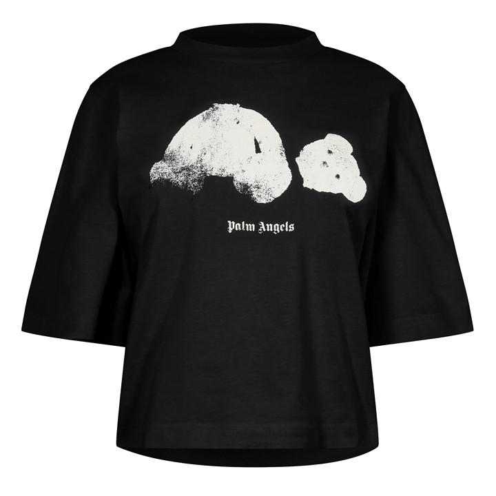Palm Angels Women's Black Kil Bear Oversized T-Shirt in Size 14, Sports Direct