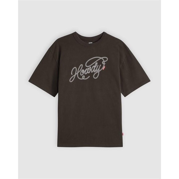 Levis Women's Black Levi's Oversized T-Shirt in Size 12, Sports Direct