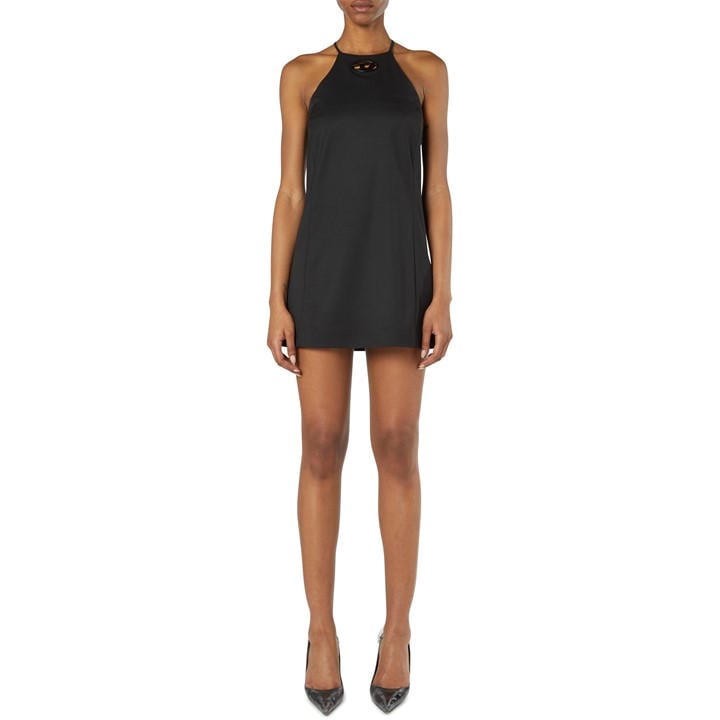 Diesel Women's Black Mini Dress in Size 12, Sports Direct