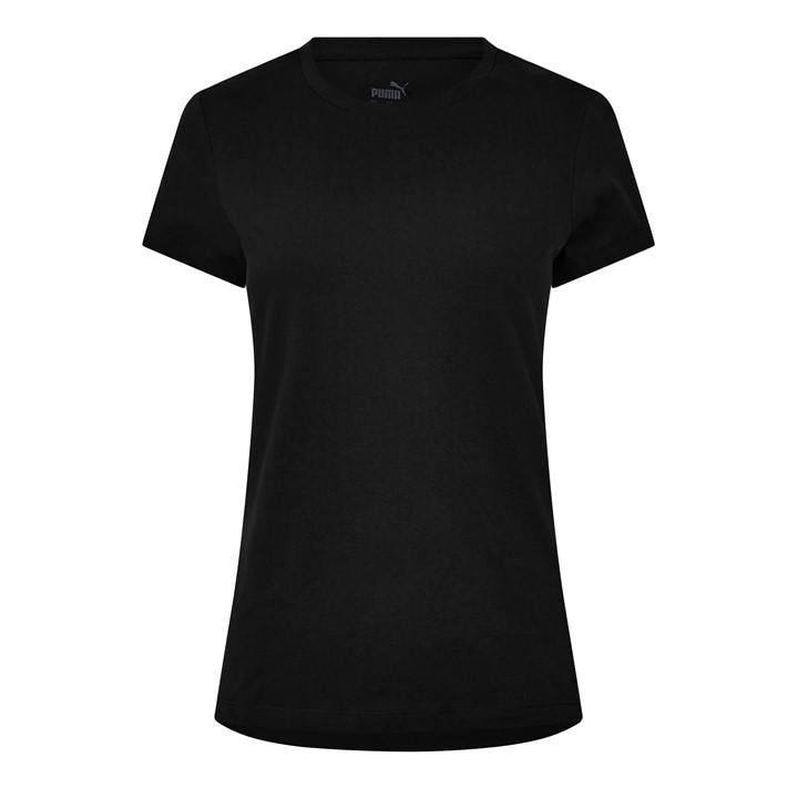Puma Women's Black Deluxe T-Shirt in Size 12, Sports Direct