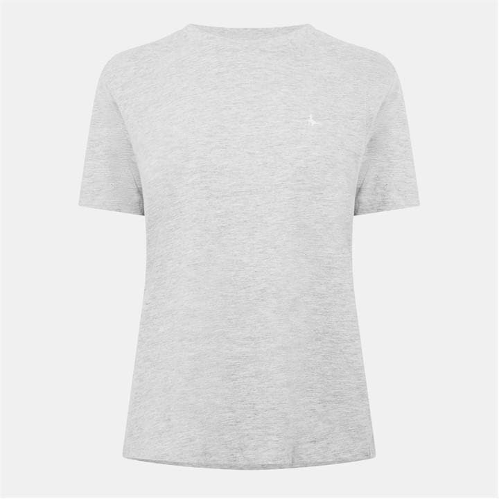 Jack Wills Women's White Endmoor Boyfriend T-Shirt in Size 16, Sports Direct