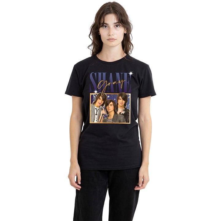 Disney Women's Black Film T-Shirt in Size 12, Sports Direct