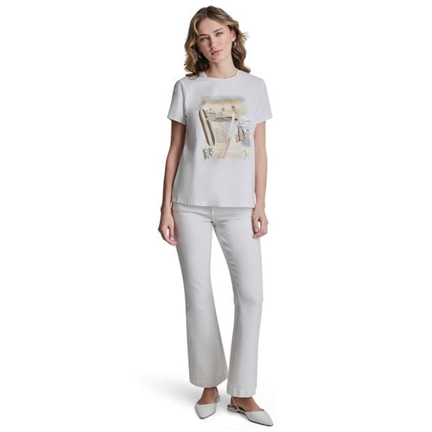 White - DKNY - Women's T-Shirt