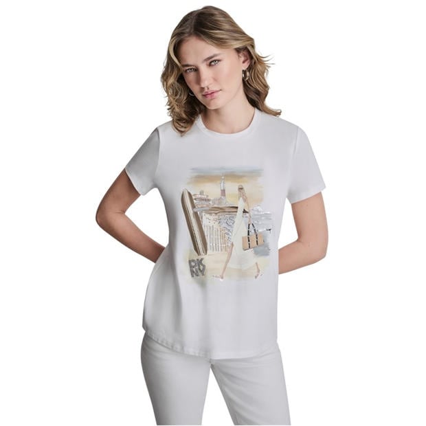 White - DKNY - Women's T-Shirt