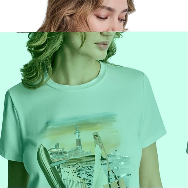 White - DKNY - Women's T-Shirt
