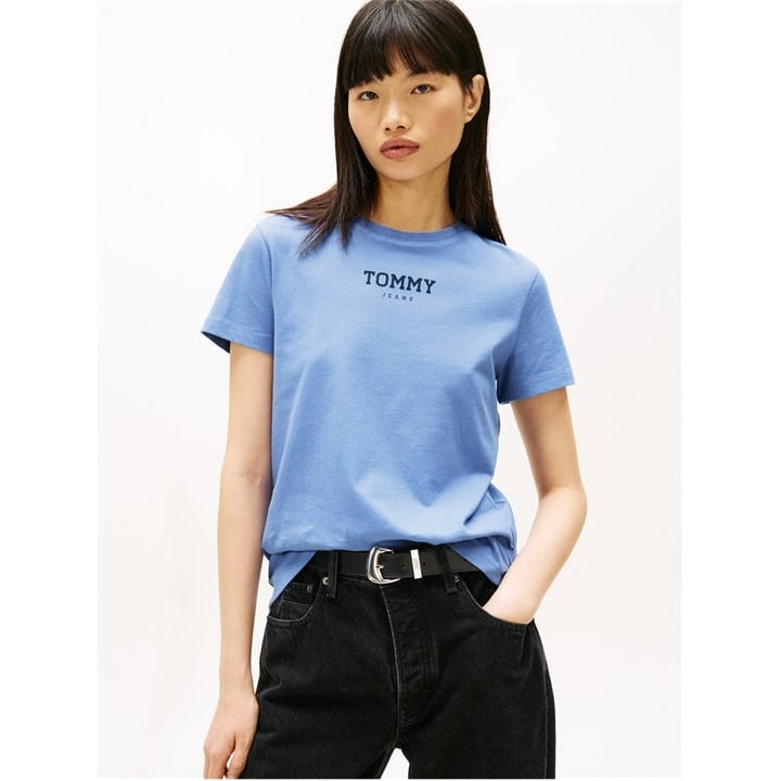 New York City  Women's  Essential Logo Tee, Football by Tommy Jeans in Size 10, Sports Direct