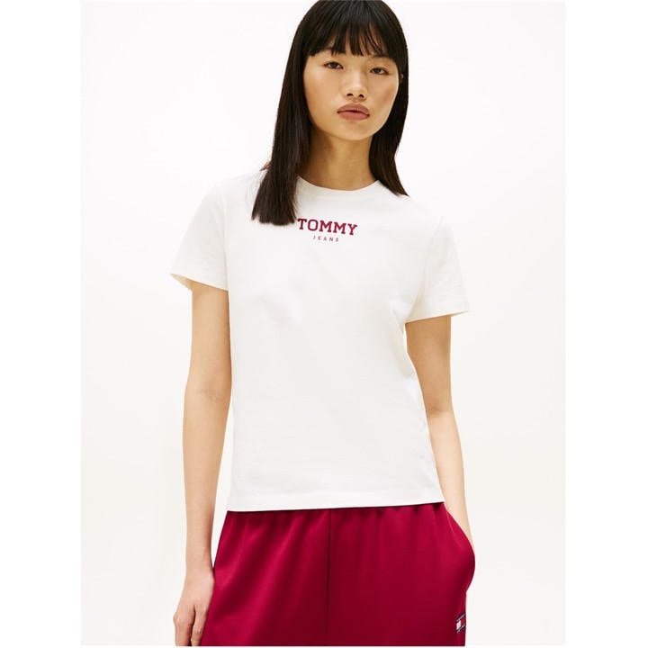 New York City  Women's  Essential Logo Tee, Football by Tommy Jeans in Size 8, Sports Direct