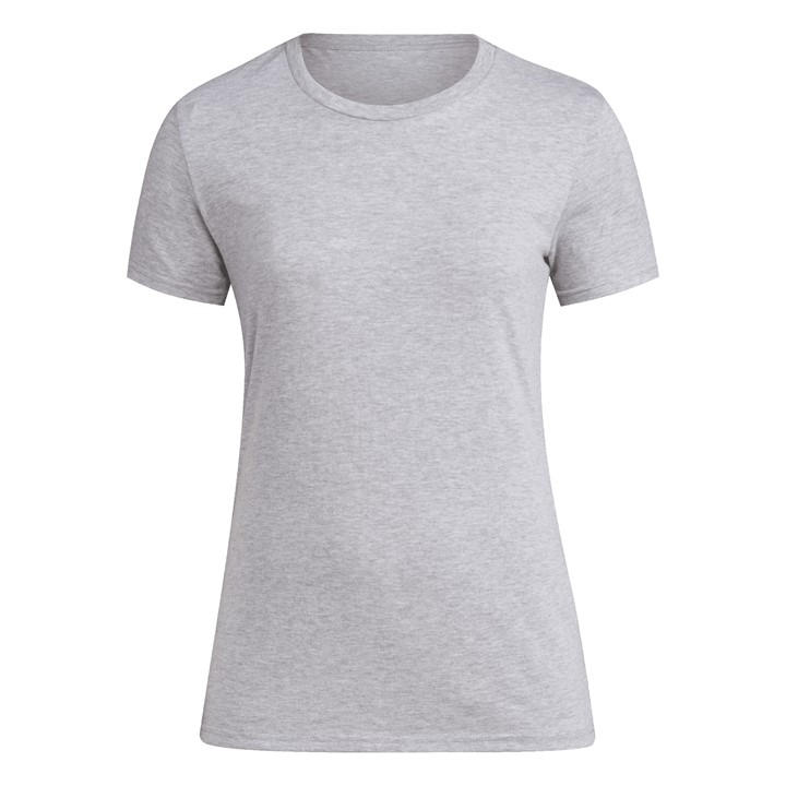 Adidas Women's Grey Classic T-Shirt in Size L, Sports Direct