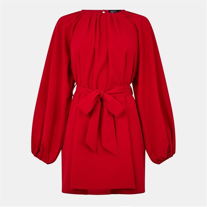 Nobodys  Women's Red Mayall Mini Dress in Size 8, Sports Direct