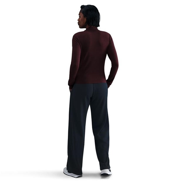 Burgundy Crush/ - Nike - Women's Knitted Mock T-Shirt