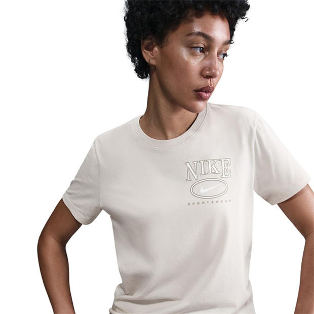 Lt Orewood Brn - Nike - Women's Club Short-Sleeve T-Shirt